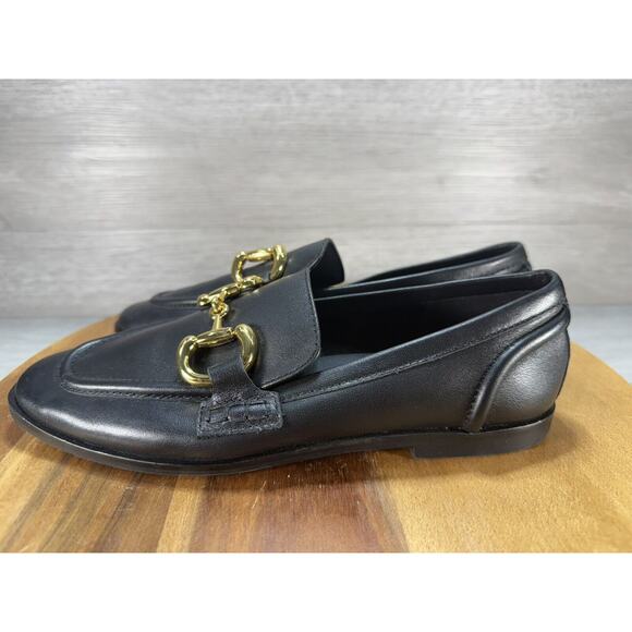 Jeffrey Campbell Leather Loafer Velviteen Matte Black TEXTBOOK Size 5.5 - Picture 2 of 7